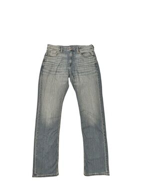 True Classic Straight Leg Jeans Men’s 34/34 NWT Stretch Light Wash Fade Denim